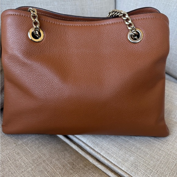 Kate spade Jordyn chain tote Tan ginger NWOT - Picture 3 of 17